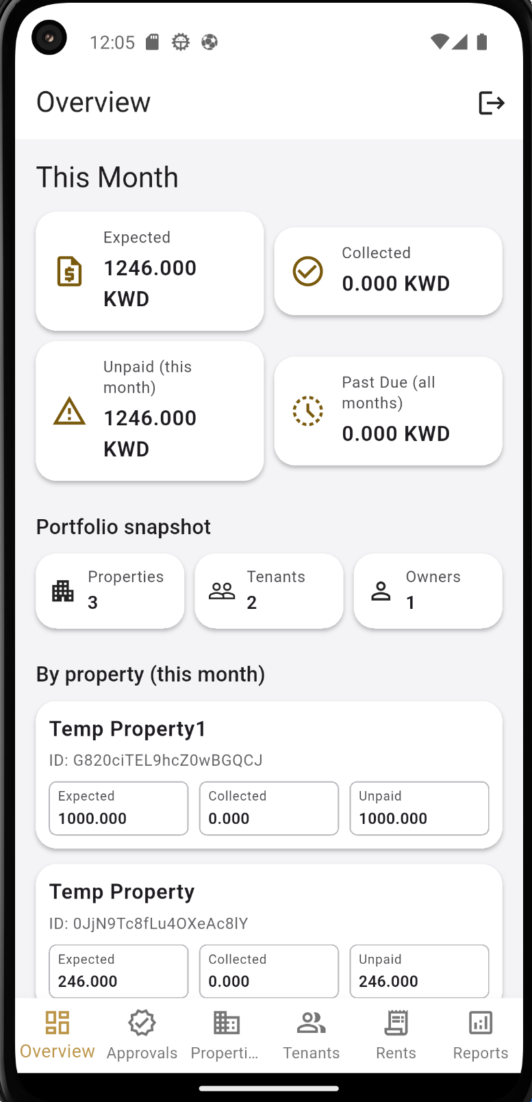 Beyond Rent admin overview