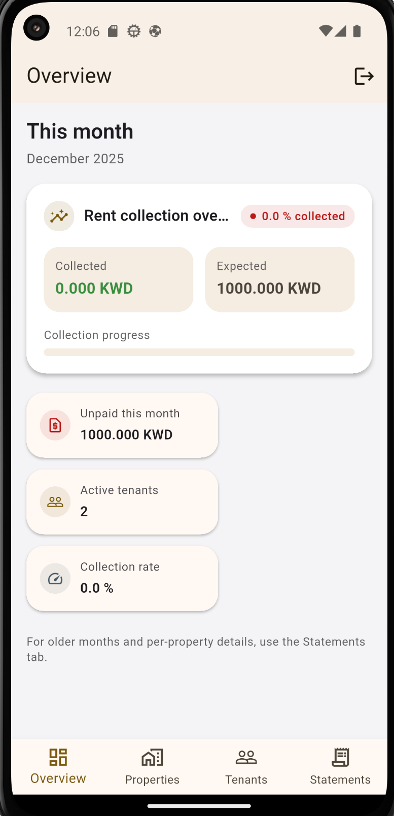 Beyond Rent owner summary